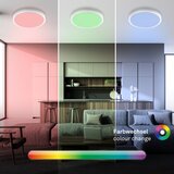 BRILO LED RGBW prigušiva stropna svetiljka LED/20W/230V 2200-6500K prečnik 27 cm | Eponuda.com
