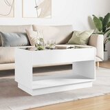  Stolić za kavu s beskonačnim LED svjetlima bijeli 90x50x50 cm | shoptok.hr