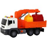Kamion za smeće s dizalicom, narančasti 1:16 | Shoptok.si