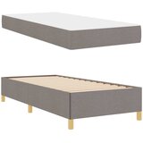  Krevetna konstrukcija Sivo-smeđa 80 x 200 cm tkanina | shoptok.hr