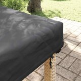  Pokrov za stol Jednobojno Crna 202 x 102 x 15 cm tkanina | shoptok.hr