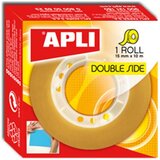 Dvostrana ljepiva traka 15 mm x 10 m Apli | shoptok.hr