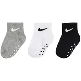 Nike Sportswear Nogavice 'SWOOSH' pegasto siva / črna / bela