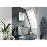 XORA KOPALNIŠKO OGLEDALO, 50/70/3 cm steklo | Shoptok.si