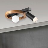 LAMKUR Reflektor OTIS 1xG9/5W/230V + 1xE27/15W/230V hrast | Eponuda.com