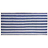 Blomus Modra/kremno bela frotirna brisača iz organskega bombaža 70x140 cm Arto – | Shoptok.si