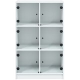  Visoka komoda s vratima bijela 68x37x109 cm konstruirano drvo | Eponuda.com