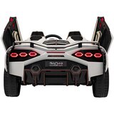  Licenciran avto na akumulator Lamborghini SIAN 4x100W - dvosed - bel | Shoptok.si