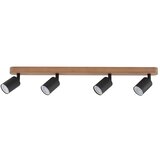 SPOT svetiljka TOP WOOD 4xGU10/10W/230V crna/drvo | Eponuda.com