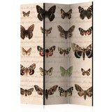  Paravan u 3 dijela - Retro Style: Butterflies [Room Dividers] 135x172 | shoptok.hr