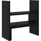  Stalak za monitor na stolu Podesiva Crni hrast 40 x 17 x 41 cm | shoptok.hr