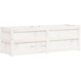  Vrtna sadilica bijela 150 x 50 x 50 cm od masivne borovine | shoptok.hr