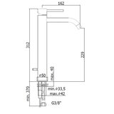 Paffoni LIG081 Light visoka armatura za umivalnik | Shoptok.si