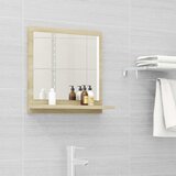  Kupaonsko ogledalo boja hrasta 40x10,5x37 cm konstruirano drvo | shoptok.hr
