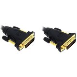 Oem DVI Dual Link kabel 24+1 pinov moški/moški 10 m zlata, (21732535) | Shoptok.si