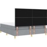  vzmetnica z box spring svetlo siva super kraljeva tkanina, (22081093) | Shoptok.si