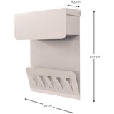 Spinder Design Sivorjav jeklen stenski obešalnik 29 cm Keeper – | Shoptok.si