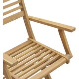  Sklopive vrtne stolice 2 kom 54,5x61,5x86,5 cm od drva bagrema | shoptok.hr