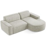 Makamii Krem kutna garnitura od šenila (s desnim kutom/s ležaljkom) Omao – | shoptok.hr