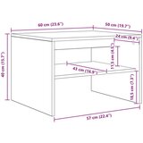  Stolić za kavu Staro drvo 60 x 50 x 40 cm Konstruirano drvo | shoptok.hr