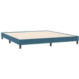 vidaXL posteljni okvir brez vzmetnice temno modra 200x210 cm žamet, (21829485) | Shoptok.si