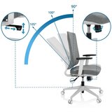 MID.YOU Pisarniški Stol Comfio Wp, Siva | Shoptok.si