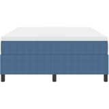  postelja z box springom z vzmetnico modra 140x200 cm žametna tkanina, (22081272) | Shoptok.si
