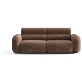 Micadoni Rjava sedežna garnitura iz šenilje 220 cm Neo – | Shoptok.si