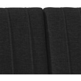 vidaXL Tapecirano vzglavje Črna 200 cm Masivno borovo les | Shoptok.si