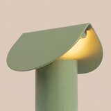 Thoro Žajbljevo zelena aluminijasta LED namizna svetilka (vi&amp;scaron;ina 15 cm) BISCUIT &amp;ndash; Slike