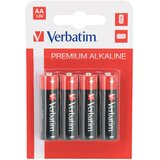  Baterija alkalna 1,5V AA pk4 Verbatim 49921 LR6 blister Cene