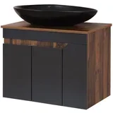 ormarić za nadgradni lavabo 75cm iris antracit k-jo
