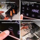 Kenwood HFM20.000MB Dvojni AirFryer 2x4L Dvojni vroc zrak friteza | Shoptok.si
