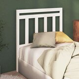  Uzglavlje za krevet bijelo 106 x 4 x 100 cm od masivne borovine | shoptok.hr