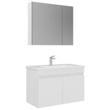 Hanah home Kupatilski ormarić sa umivaonikom i ogledalom (2 komada) Tivoli 85 693 | Eponuda.com