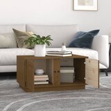  Stolić za kavu boja meda 80x50x40 cm od masivne borovine | shoptok.hr