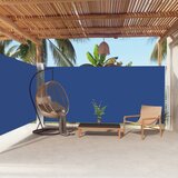 Maison Chic Zložljiva stranska tenda - Senčniki modra 180x600 cm, (22039146) | Shoptok.si