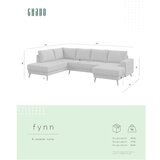 Ghado Temno zelena kotna sedežna garnitura (levi kot/v obliki črke "U") Fynn – | Shoptok.si