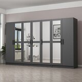 Hanah home kale - 5096 anthracite wardrobe | ePonuda.com