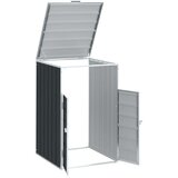 vidaXL Spremište za jednu kantu za otpad antracit 72x81x115 cm čelično | shoptok.hr