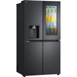 LG InstaView GMG960EVJE side-by-side refrigerator Freestanding 638 L Black | shoptok.hr