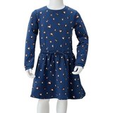  Dječja haljina s dugim rukavima modra 104 | shoptok.hr