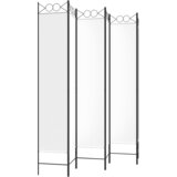 Sobna pregrada sa 6 panela bijela 240x220 cm od tkanine | Eponuda.com