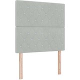  LED okvir za krevet s madracem Svjetlosiva 120 x 190 cm Baršun | shoptok.hr
