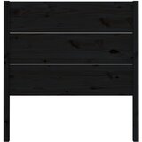  Uzglavlje crno 96 x 4 x 100 cm od masivne borovine | shoptok.hr