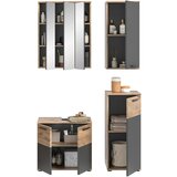 MID.YOU KOPALNICA siva, barve hrasta | Shoptok.si