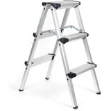  2-stranska zložljiva lestev - 2x3 stopnice 73 cm nedrseča | Shoptok.si