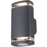 Kanlux 38887 - Spoljašnje zidno svetlo ZEVI 2xGU10/10W/230V IP54 antracit | Eponuda.com