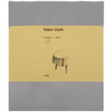  Tkanina za stol Ovalni Svjetlosiva 160 x 220 cm Poliester | shoptok.hr