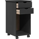  Set ormara za radne stolove 2 kom. Siva Masivna borovina | shoptok.hr